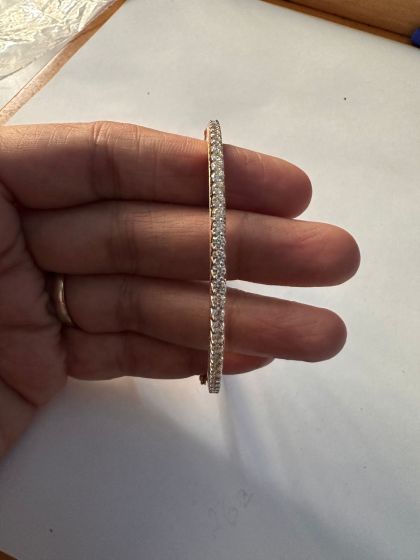 Bangle-Tennis, Diamond 18k White Gold -205689