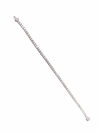 Bracelets-Tennis, Diamond  14k WG (4.77 cts)