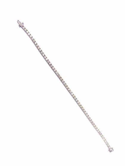 Bracelets-Tennis, Diamond 14k WG (4.77 cts)