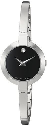 Movado Women's 0606595 "Bela" Stainless Steel Bangle Watch