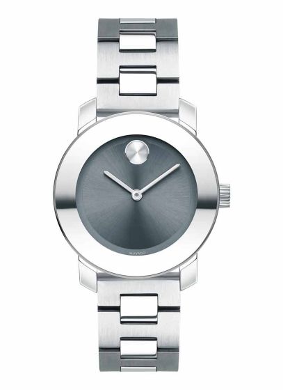 Movado Bold, Stainless Steel Case, Blue Dial, Stainless Steel Bracelet, Women, 3600436