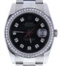 Rolex DateJust 36 Stainless-steel 116200 Black Dial Mens 36-mm Automatic self-wind Sapphire crystal. Swiss Made Wrist Watch