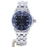 Omega Seamaster Stainless-steel 222480 Blue Dial Womens 28-mm Quartz Sapphire cr
