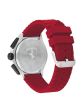 Ferrari Men's Race Day Stainless Steel Quartz Watch with Silicone Strap, Red, 22 (Model: 0830697)