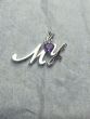 Pendants Amethyst 14k White Gold - 206037