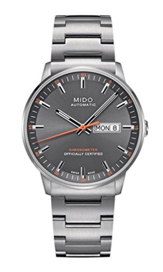 Mido Commander II Grey Automatic Analog Men's Watch MD M021.431.11.061.01