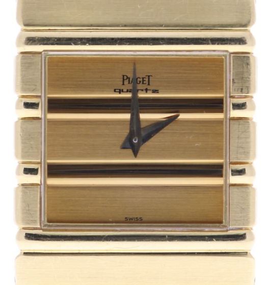 Piaget Polo Yellow-gold 7131 C701 Gold Dial Mens 25-mm Quartz Sapphire crystal.