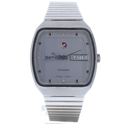 Rado Voyager Stainless-steel 636.3262.4.8 Silver Dial Mens 33-mm Quartz Sapphire