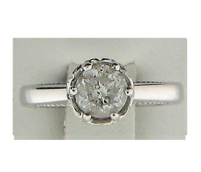 1.31ct Round Diamond 18k WG Rings - 187575