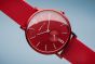 BERING Time True Aurora Collection Resin 16940-599 Red Dial Unisex-adult 40-mm Quartz Sapphire crystal. Designed in Denmark Wrist Watch