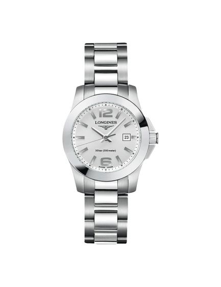 Longines Conquest Stainless Steel Ladies Watch L32774766