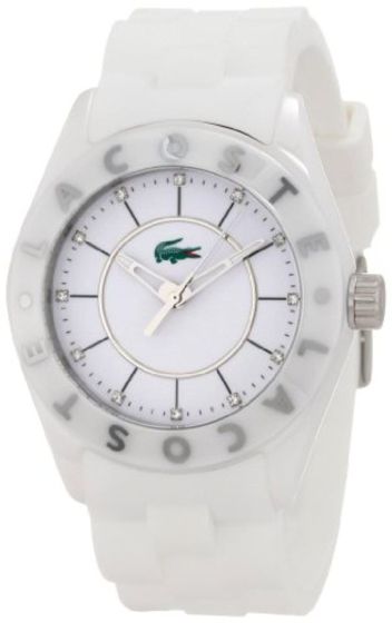 Lacoste Women's 2000672 Biarritz White Ceramic Watch