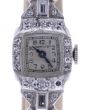 Hamilton Vintage Platinum 10602 Silver Dial Womens 26-mm Manual Sapphire crystal
