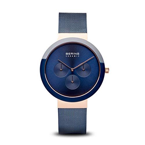 BERING Time | Men's Slim Watch 35040-367 | 40MM Case | Ceramic Collection | Stainless Steel Strap | Scratch-Resistant Sapphire Crystal | Minimalistic - Designed in Denmark
