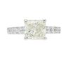 3.91 Ct. T.W. Diamond Ring In 18 Karat White Gold