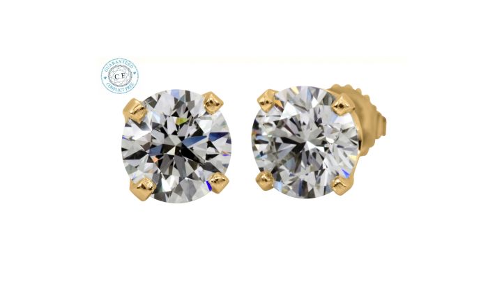 Studs-3 1/2, Diamond 14k Yellow Gold EGLUS-205443