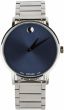 Movado Men's 40mm Ultra Slim Bracelet & Blue Museum Dial Watch