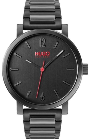 Hugo Boss Rase Stainless-steel 1530118 Black Dial Mens 42-mm Quartz Mineral crystal.  Wrist Watch
