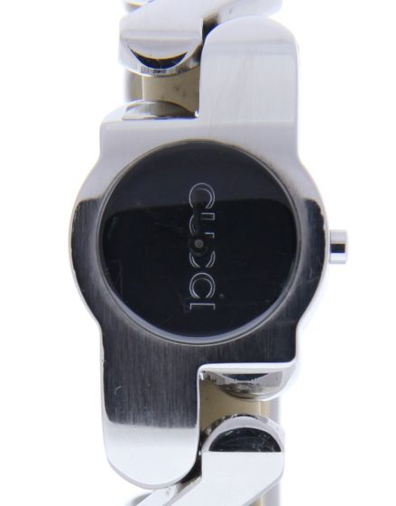 Gucci Stainless-steel YA0370 Black Dial Womens 26-mm Quartz Sapphire crystal. Wr