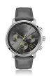Hugo Boss Attitude Stainless-steel 1513658 Grey Dial Mens 42-mm Quartz Mineral crystal. Wrist Watch