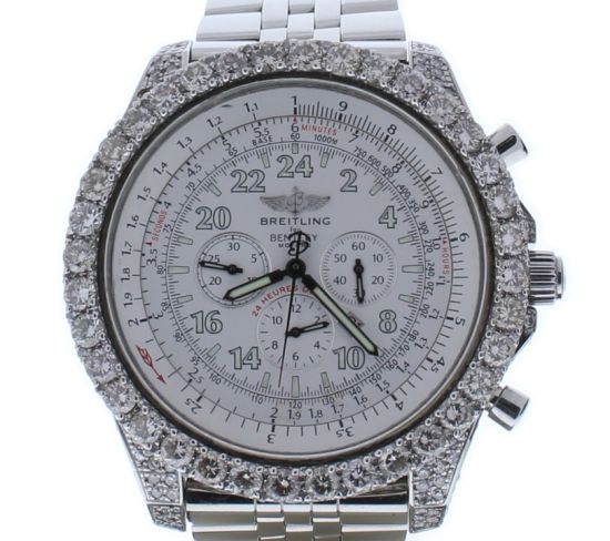 Breitling Bentley Stainless-steel A22362 White Dial Mens 48-mm Automatic self-wi