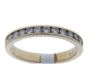 18k Yellow Gold Half Eternity Band
