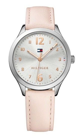 Tommy Hilfiger Pink Leather Strap Women's Watch 1781801