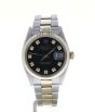 Rolex Date 34 Stainless-steel 1500 Black Dial Womens 34-mm Automatic self-wind Sapphire crystal. Swiss Made WristWatch