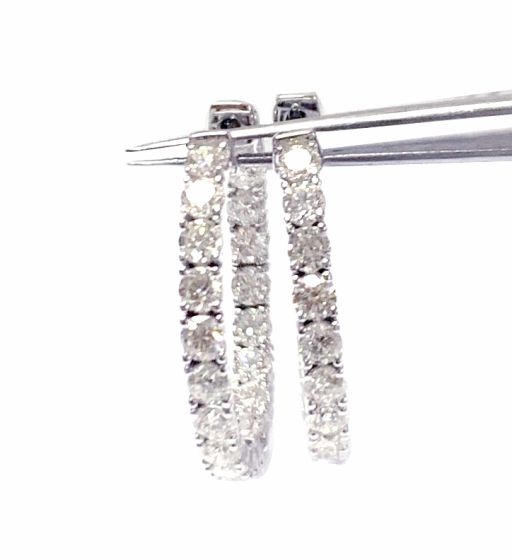 Bracelets-Tennis, Diamond 14k WG (7.45 cts)