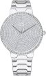 Tommy Hilfiger Women's Quartz Watch with Stainless Steel Strap, Silver, 18.5 (Model: 1781998)