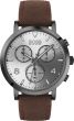 BOSS Men's Spirit Quartz Grey IP and Fabric Strap Casual Watch, Color: Brown (Model: 1513690)