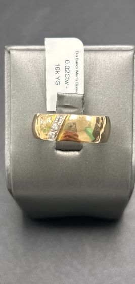 Bands-Men's Diamond, 10k Yellow Gold - 205055
