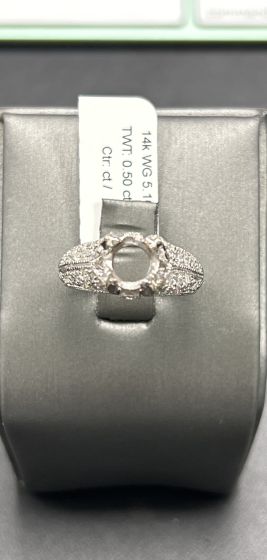 Rings-Pavé , 14k White Gold-205027