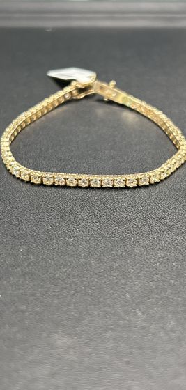 Bracelets-Tennis, Diamond  14k White Gold-205320