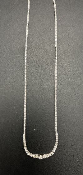 Necklaces Diamond  14k White Gold-205331