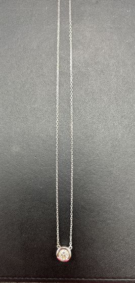 Necklaces Diamond  14k White Gold  GIA-205155