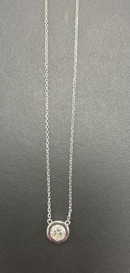 Necklaces Diamond 14k White Gold EGLUS-205148