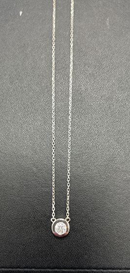 Necklaces Diamond  14k White Gold GIA-205151