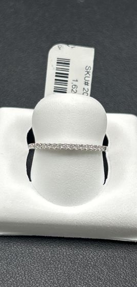 Bands-Half Eternity, Diamond 18k White Gold-205165