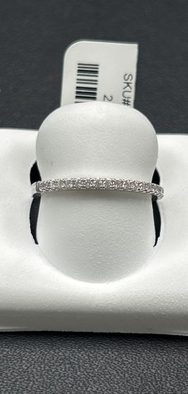 Bands-Half Eternity, Diamond 18k White Gold-205168