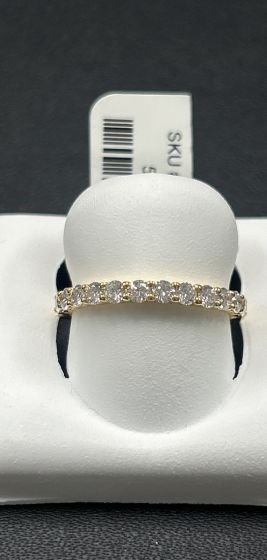 Bands-Half Eternity, Diamond  18k Yellow Gold-204545