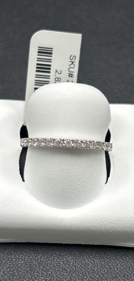 Bands-Half Eternity, Diamond  18k White Gold-205174