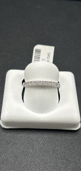 Bands-Half Eternity, Diamond  18k White Gold-204552