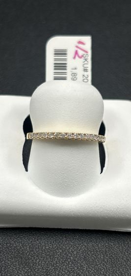 Bands-Half Eternity, Diamond 18k Yellow Gold-205202