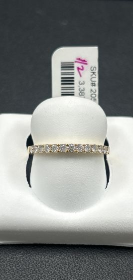 Bands-Half Eternity, Diamond  18k Yellow Gold-205197