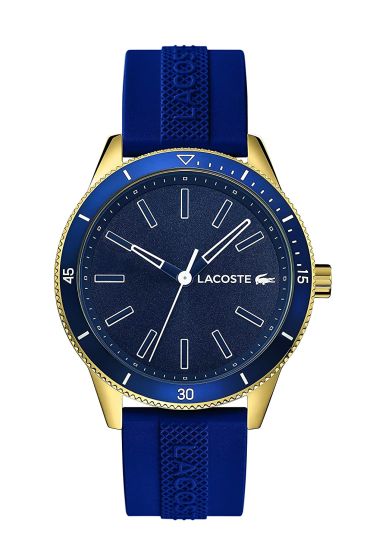 Lacoste Key West Stainless-steel 2011008 Blue Dial Mens 42-mm Quartz Mineral crystal.  Wrist Watch