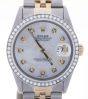 Rolex DateJust 36 Stainless-steel 16233 White Dial Mens 36-mm Automatic self-wind Sapphire crystal. Swiss Made Wrist Watch