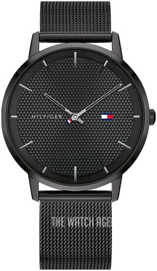 Tommy Hilfiger James Stainless-steel 1791701 Black Dial Mens 40-mm Quartz Mineral crystal. Wrist Watch