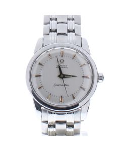 Omega Seamaster Stainless-steel 1502.40.00 Silver Dial Mens 29-mm Automatic self