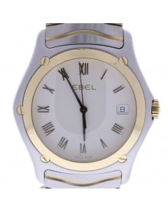 Ebel Classic Wave Steel-and-18k-gold E1187F41 Silver Dial Mens 38-mm Quartz Sapp